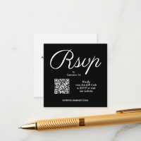 QR Code Chic Script Weddenschap