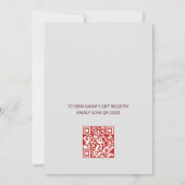 QR-code | Chinees Lantaarns Vrijgezellenfeest Kaart (Achterkant)