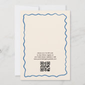 QR Code Citrus Main Squeeze Funky Vrijgezellenfees Kaart (Achterkant)