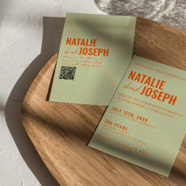 QR Code Classy Heldere Traditionele Kleurrijke Huw Kaart