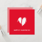 QR Code Clean Monochrome Moderne Classy Vibe Kaart (Voorkant / Achterkant in situ)