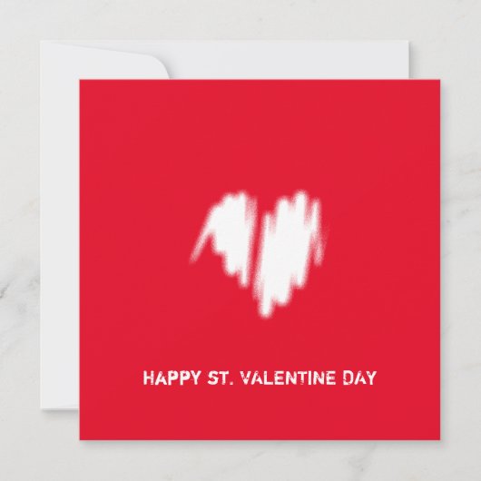 QR Code Clean Monochrome Moderne Classy Vibe Kaart (Voorkant)