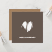 QR Code Clean Monochrome Moderne Vibe Kaart (Voorkant / Achterkant in situ)