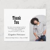 QR Code Collage Fund -cum-Thank You Grad Enclosure Informatiekaartje (Achterkant)