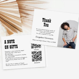 QR Code Collage Fund -cum-Thank You Grad Enclosure Informatiekaartje