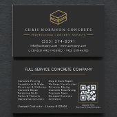 QR Code Concrete & Cement Services Company Visitekaartje