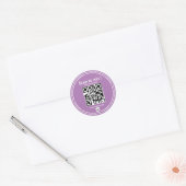 qr code contest url simpel win business sticker (Envelop)