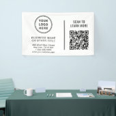 QR Code Corporate Logo Spandoek (Beurs)
