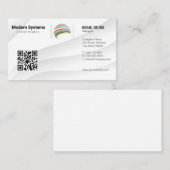 QR-code | Corporate Logo Visitekaartje (Voorkant / Achterkant)