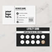 QR Code Corporate Visitekaartje Design Logo (Voorkant / Achterkant)