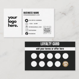 QR Code Corporate Visitekaartje Design Logo