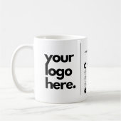 QR Code Corporate Visitekaartje Design Logo Koffiemok (Links)