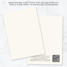 QR Code Cream Achtergrond voor Vellum Overlay