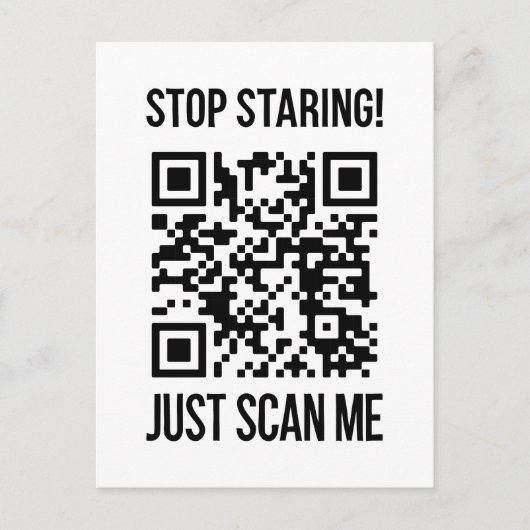 QR-code: Creëer uw toekomst Briefkaart (Voorkant)