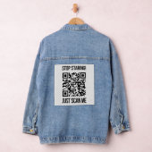 QR-code: Creëer uw toekomst Denim Jacket (Hangar)