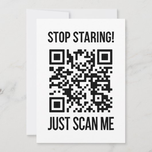QR-code: Creëer uw toekomst Kaart (Voorkant)