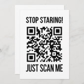 QR-code: Creëer uw toekomst Kaart (Voorkant / Achterkant)