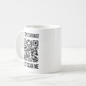 QR-code: Creëer uw toekomst Koffiemok (Voorkant links)