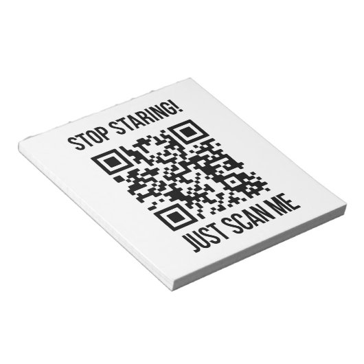 QR-code: Creëer uw toekomst Notitieblok (Schuin)