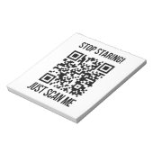 QR-code: Creëer uw toekomst Notitieblok (Linkerzijde)
