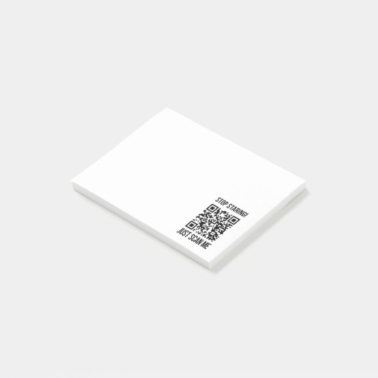 QR-code: Creëer uw toekomst Post-it® Notes (Schuin)