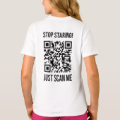 QR-code: Creëer uw toekomst T-shirt (Achterkant)