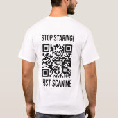 QR-code: Creëer uw toekomst T-shirt (Achterkant)