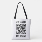 QR-code: Creëer uw toekomst Tote Bag (Achterkant)