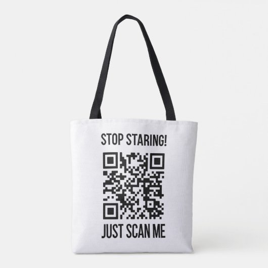 QR-code: Creëer uw toekomst Tote Bag (Achterkant)