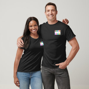 QR Code Custom Text Logo Company T-shirt Sjabloon