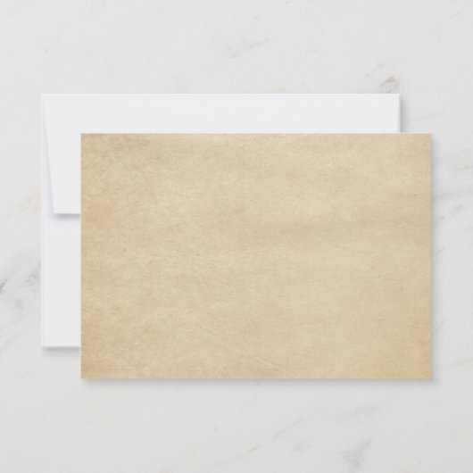 QR Code Dark Alice in Wonderland Bruiloft RSVP Kaartje (Achterkant)