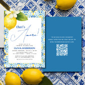 QR-code dat is een meer Italiaans citroen Vrijgeze Kaart