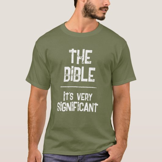 QR Code De Bijbel Is Van Belang Voor Het Christeli T-shirt (Voorkant)