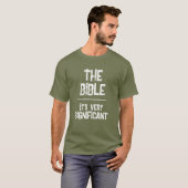 QR Code De Bijbel Is Van Belang Voor Het Christeli T-shirt (Voorkant volledig)