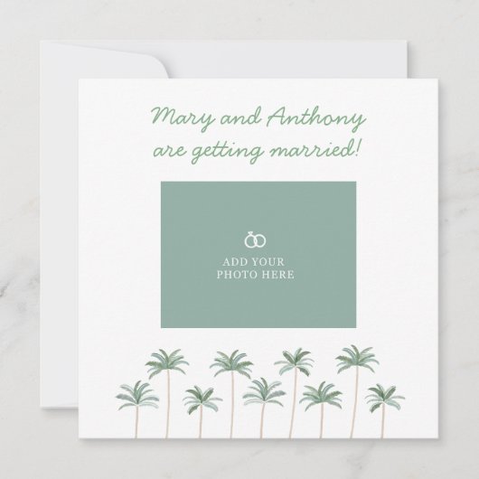 QR-code De datum opslaan Save The Date (Voorkant)