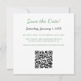 QR-code De datum opslaan Save The Date