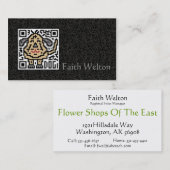 QR-code de hond Visitekaartje (Voorkant / Achterkant)