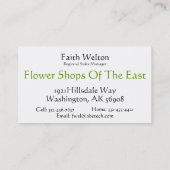 QR-code de hond Visitekaartje (Achterkant)