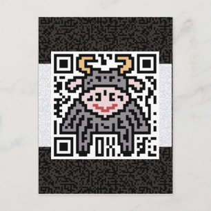 QR-code de Ox Briefkaart