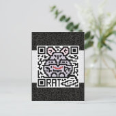 QR-code de rating Briefkaart (Staand voorkant)