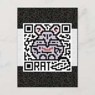 QR-code de rating Briefkaart