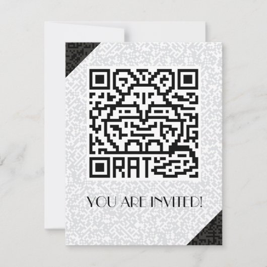 QR-code de rating Kaart (Voorkant)