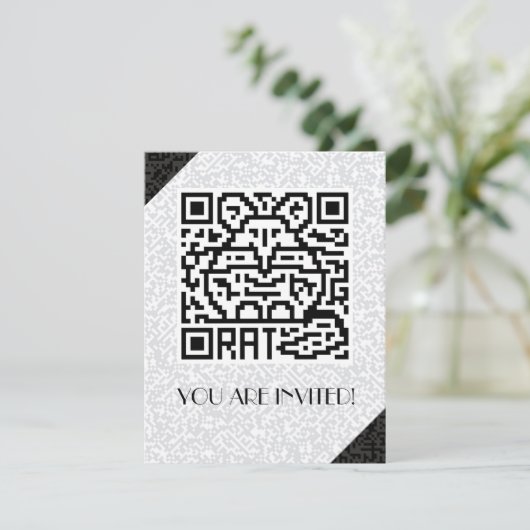 QR-code de rating Kaart (Staand voorkant)