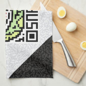 QR-code de slang Theedoek (Quarter Fold)