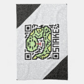QR-code de slang Theedoek (Verticaal)