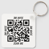  QR-code Deel alles onmiddellijk! - Sleutelhanger (Achterkant)