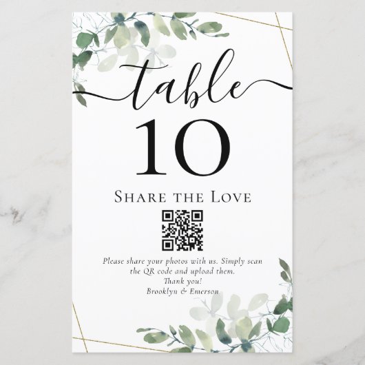 QR-code Deel het nummer van de Love Eucalyptus Tab (Voorkant)