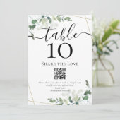 QR-code Deel het nummer van de Love Eucalyptus Tab Kaart (Staand voorkant)