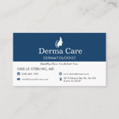 QR Code Dermatologist Skin Doctor Office  Visitekaartje (Voorkant)