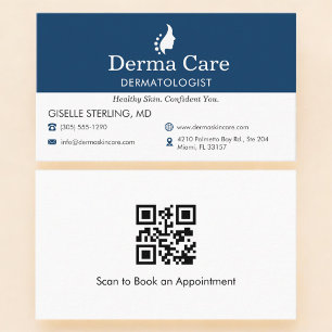 QR Code Dermatoloog Huidartsenpraktijk  Visitekaartje